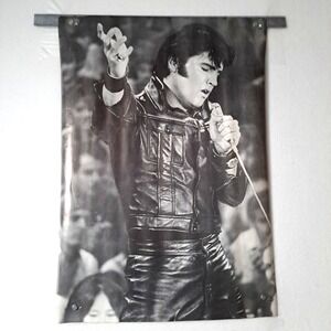 Vintage Elvis Presley Poster 1968 Comeback Special 20x28" Black White Music Art